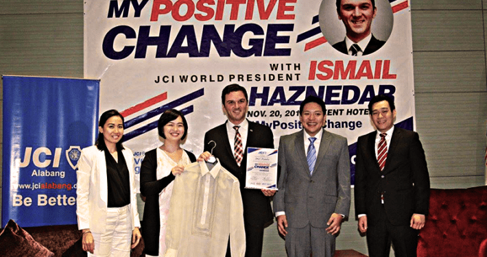 JCI Alabang hosts My Positive Change Forum with 2015 JCI World President Ismail Haznedar