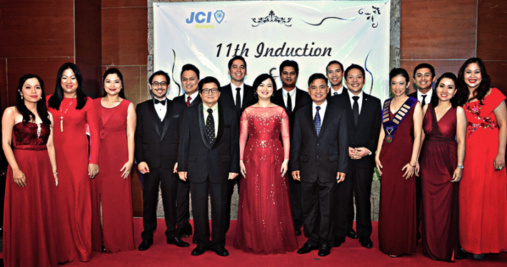 JCI Alabang Induction 2015 with Muntinlupa Mayor Jaime Fresnedi and Arch Jun Palafox