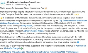 Angat Pinoy Feature (Alabang Town Center FB)